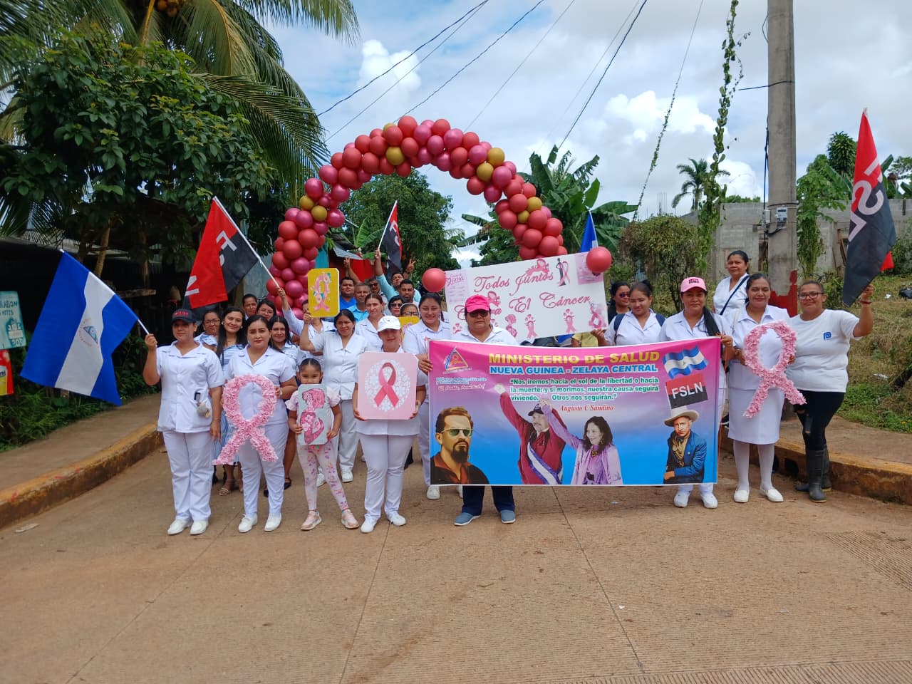 Feria de Salud por la Vida y la Prevención del Cáncer de Mama.